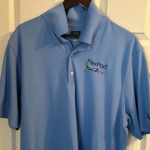 Blue Greg Norman Flexpod Polo